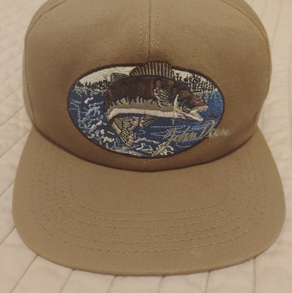 Vintage KProduct John Deere Fishing Hat made in US